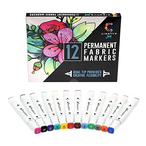 Creative Joy Fabric Markers with Permanent...