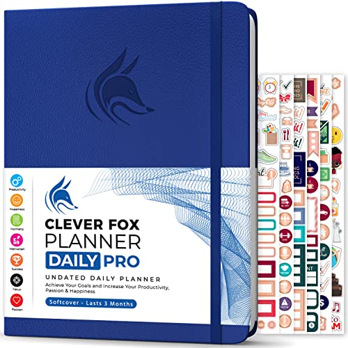 Clever Fox Planner Daily PRO - 8.5 x 11' A4 Size...