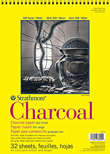 Strathmore 300 Series Charcoal Paper Pad, Top Wire...