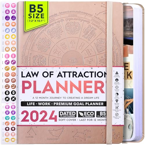 Law of Attraction Planner 2024-2024 Planner Weekly...