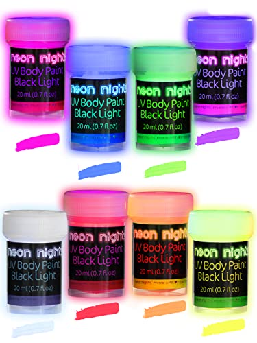 Neon Nights UV Body Paint Set | Blacklight Glow...