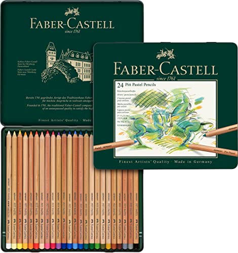 Faber-Castel FC112124 Pitt Pastel Pencils in A...