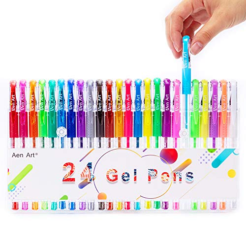 Gel Pens, Colored Gel Pen, Fine Point Gel Markers...