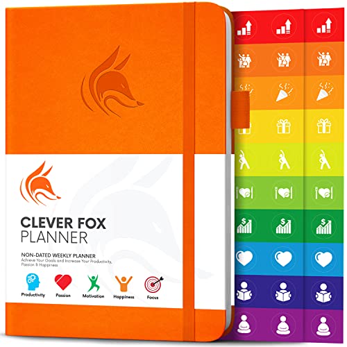 Clever Fox Planner – Undated Weekly & Monthly...