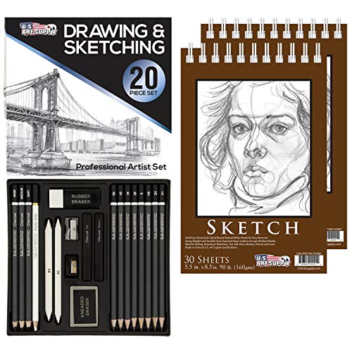 U.S. Art Supply 20 Piece Professional Artist...