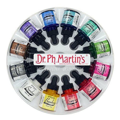 Dr. Ph. Martin's Bombay India Ink (Set 1) Ink Set,...
