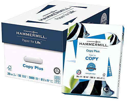 Hammermill Printer Paper, 20 lb Copy Plus, 8.5 x...