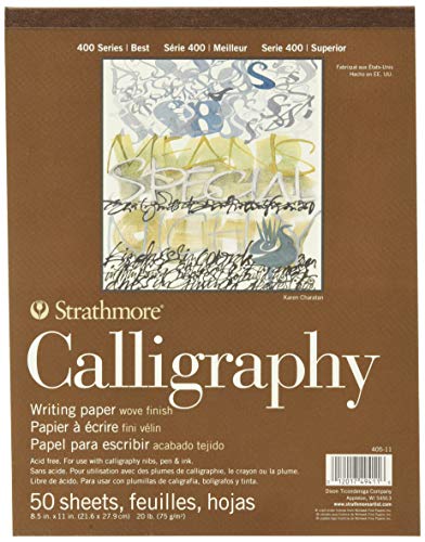 Strathmore STR- 50 Sheet Tape Bound Calligraphy...