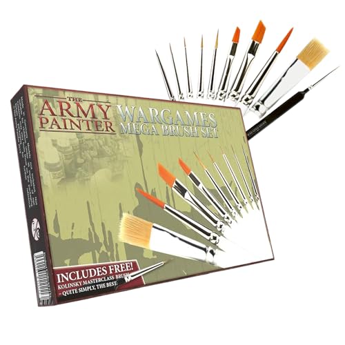 The Army Painter Paint Brush Set - Miniature Brush...