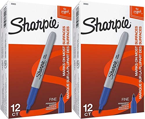 Sharpie 30003 Permanent Markers, 2 Packs of 12...