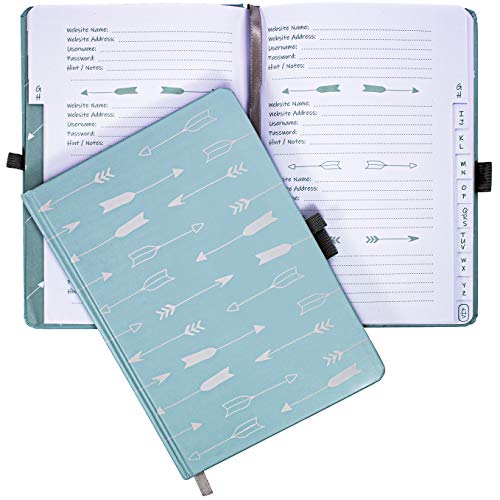 Password Book Logbook with Tabs by Budget...