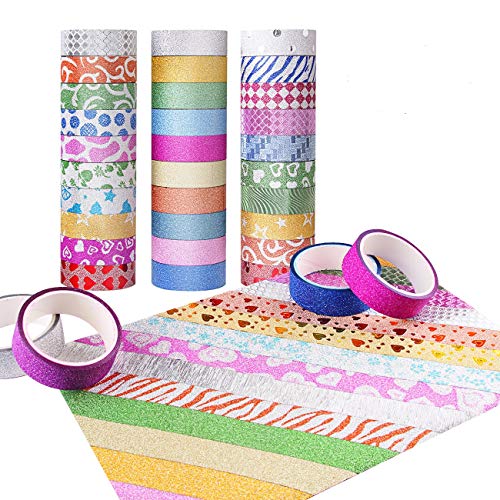 Candygirl Washi Tape Set of 30 Rolls,Decorative...