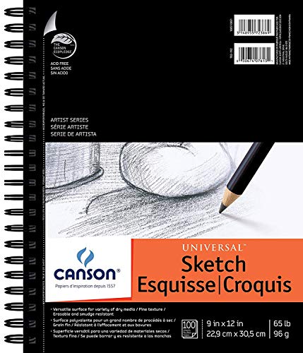 Canson Universal Heavyweight Sketch Pads, 9 In. x...