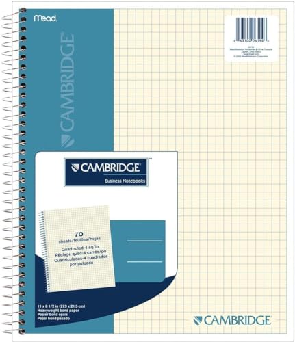 Cambridge Notebook, Business Notebook, 11' X 8.5',...