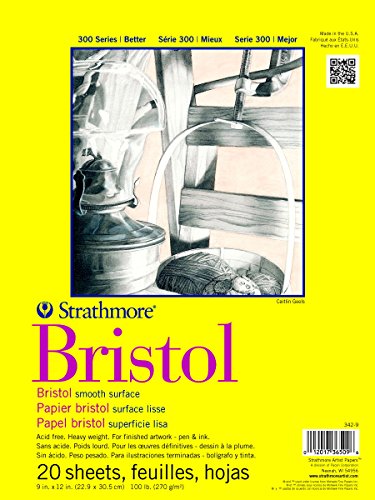 Strathmore 300 Series Bristol Paper Pad, Smooth,...