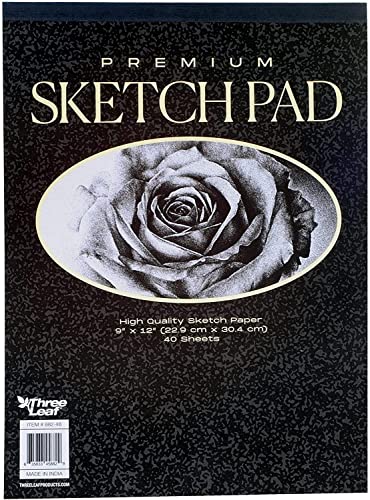 Premium Sketch Book - 9x12-Inch - 40 Sheets per...