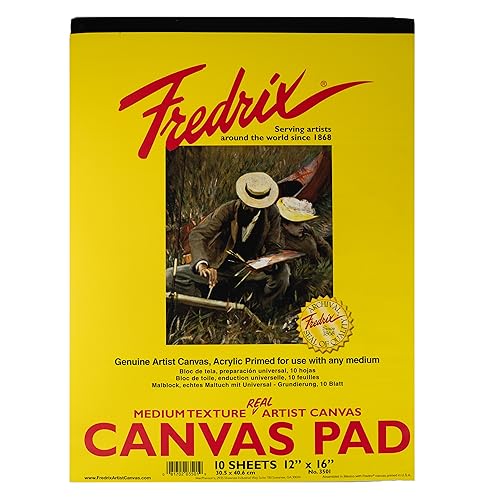 Fredrix Creative Series Pad, 12' x 16', White...