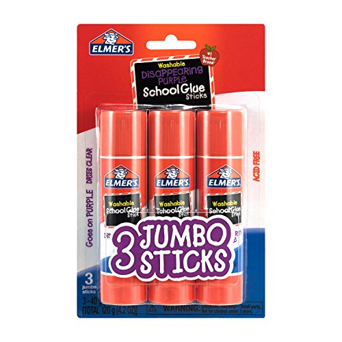 Elmer's Disappearing Purple School Glue Sticks,...