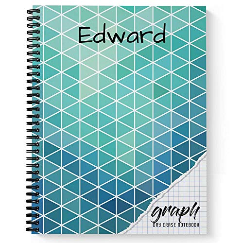 Graph Personalized Reusable Dry-Erase Spiral...