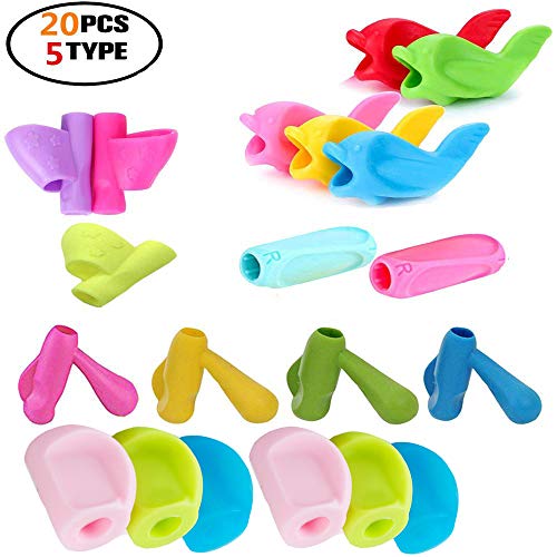 Pencil Writing Grips Tools Pen Silicone Grip...