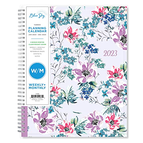 Blue Sky 2023 Weekly and Monthly Planner, January...