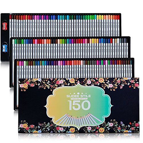 SUDEE STILE Colored Pencils 150 Unique Colors (No...