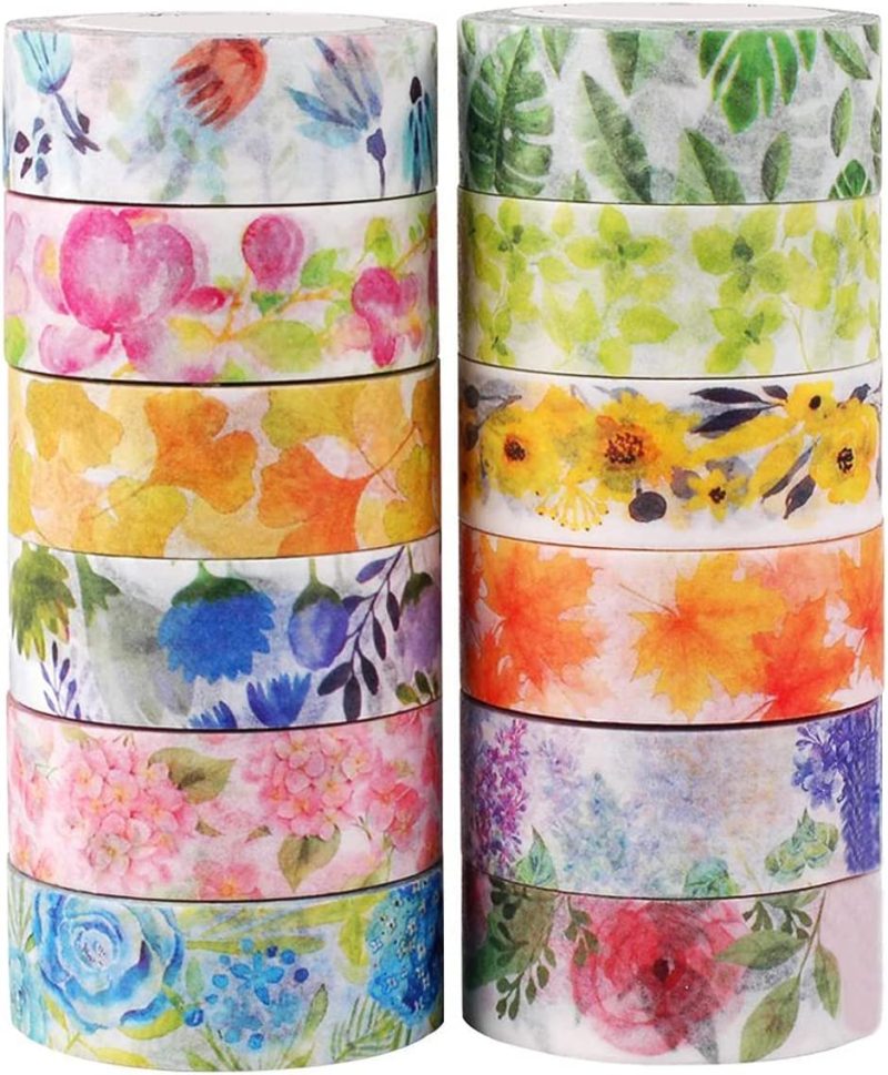 Knaid Floral Washi Tape Set