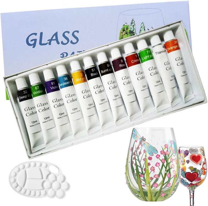 Magicdo Stained Glass Paint with Palette