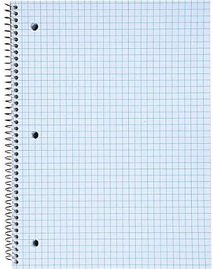 Staples Ruled Paper Graph Pad