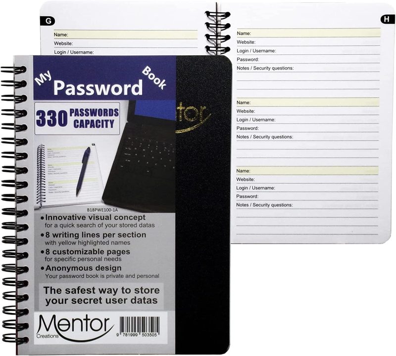 Mentor Creations My password book